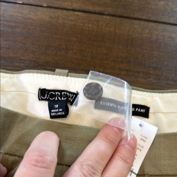 J. Crew Wide-leg Essential pant in linen Size 18 - Picture 11 of 12